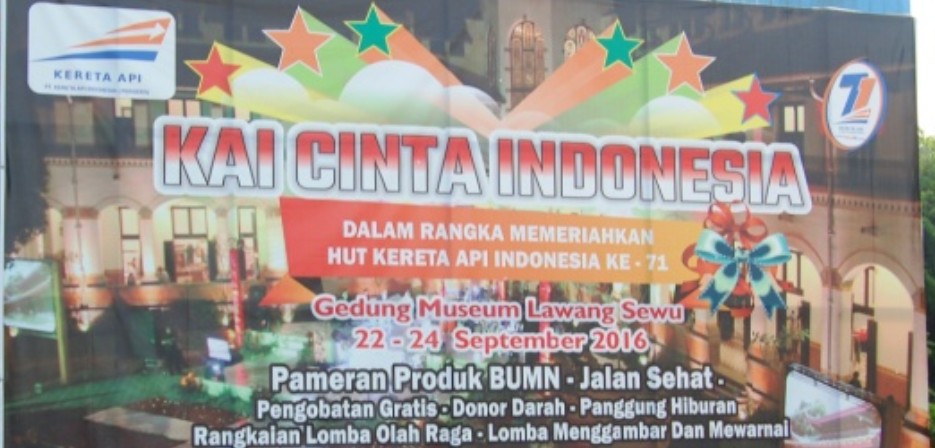 Jalan Sehat Bersama PT KAI Daop 4 Dalam Rangka HUT PT KAI ke-71