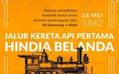 Jejak Jalur Kereta Api Pertama di Jawa