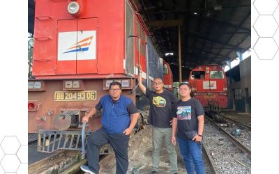 Mengunjungi Lokomotif BB204 di Depo Lokomotif Solok, Desember 2022
