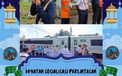 IRPS Cirebon Tetap Sosialisasi Keselamatan Perlintasan di Masa Angkutan Lebaran 2023