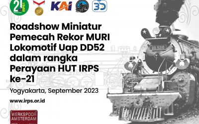Roadshow Miniatur Lokomotif Uap DD5208 di Yogyakarta akan Segera Dimulai