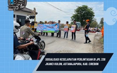 IRPS Cirebon Kembali Lakukan Sosialisasi Keselamatan Perlintasan di Cirebon