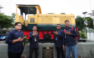 IRPS Purwokerto Hadiri Peresmian Monumen Lokomotif Kebo Kuning di Stasiun Purwokerto