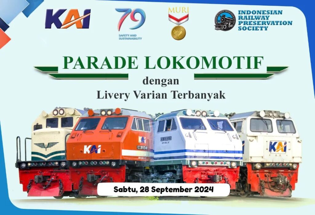 parade lokomotif surabaya