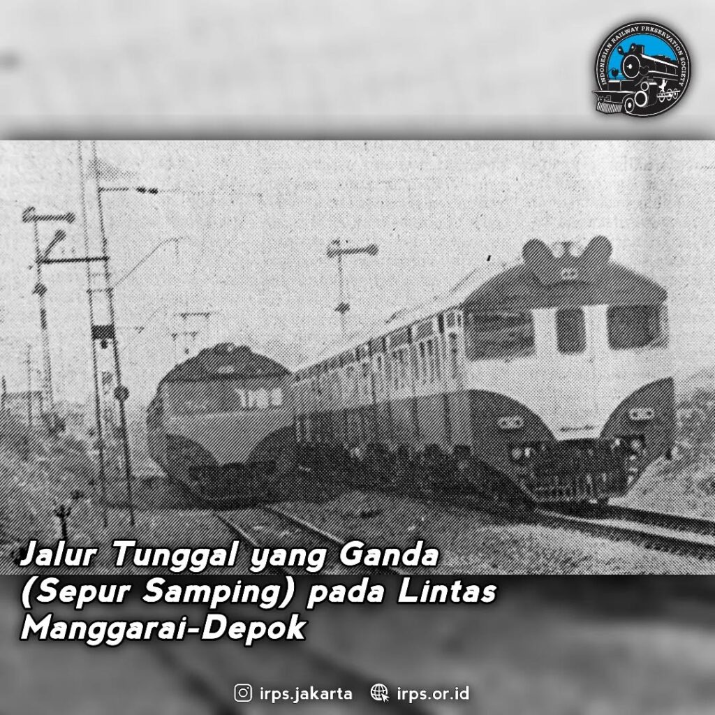 sepur samping manggarai-depok