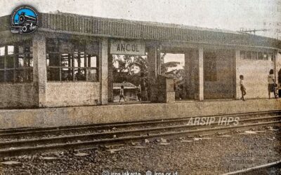 Suasana Stasiun Ancol Tahun 1987