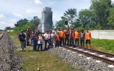 IRPS Jawa Timur dan KAI Daop 8 Surabaya Gelar Bakti Prasarana Menara Air Stasiun Tarik