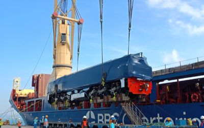 Pengiriman Terakhir Lokomotif CC205 Batch Keempat Tiba di Lampung