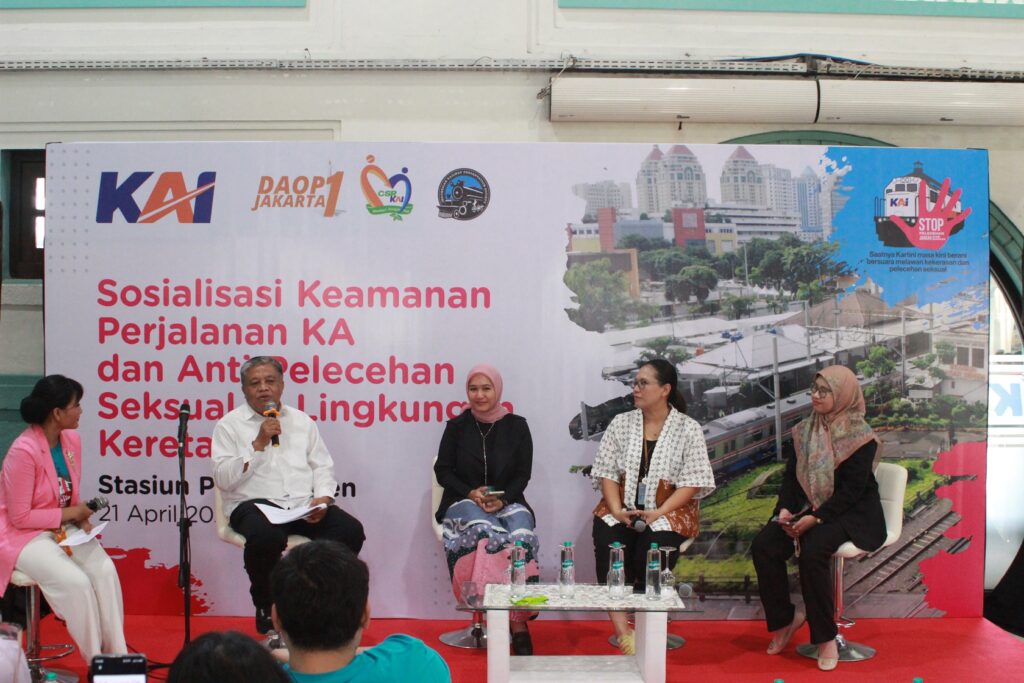 sosialisasi pelecehan pasar senen