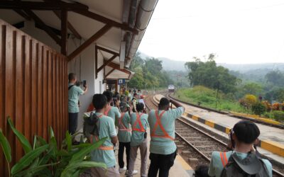 IRPS Bandung Ikuti Safety Hunting Railfans dan Sosialisasi Perlintasan di Leles-Lebakjero