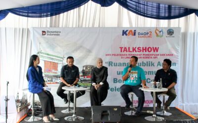 Sambut Hari Anak Nasional, IRPS Bandung dan KAI Gelar Talkshow Anti Pelecehan Seksual di Stasiun Bandung